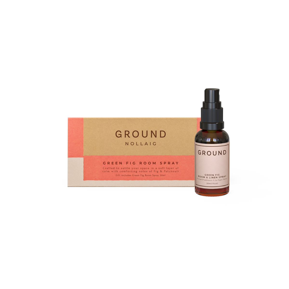 Ground Green Fig Room Spray Gift Set 30ml