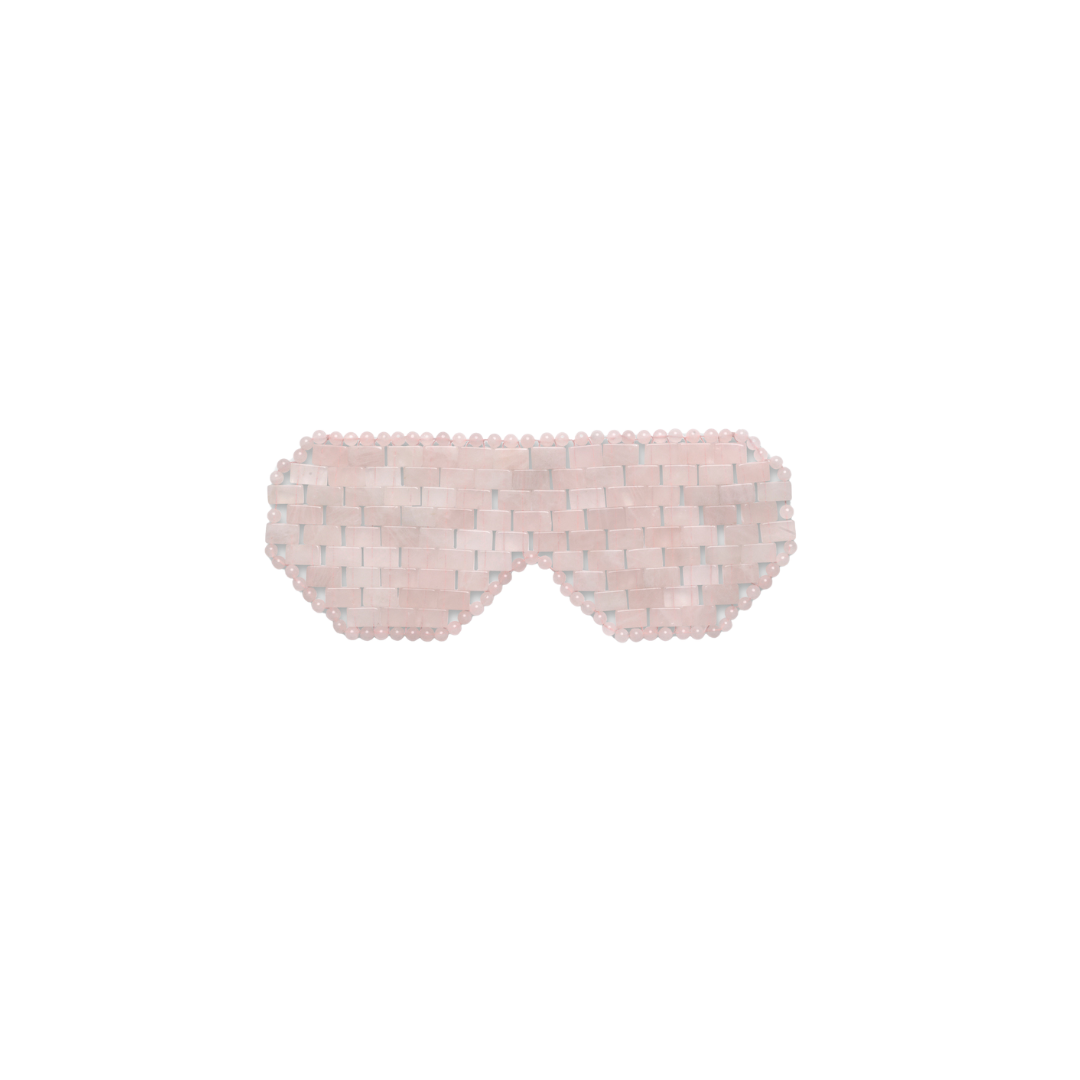 BAMFORD Isla Rose Quartz Eye Mask